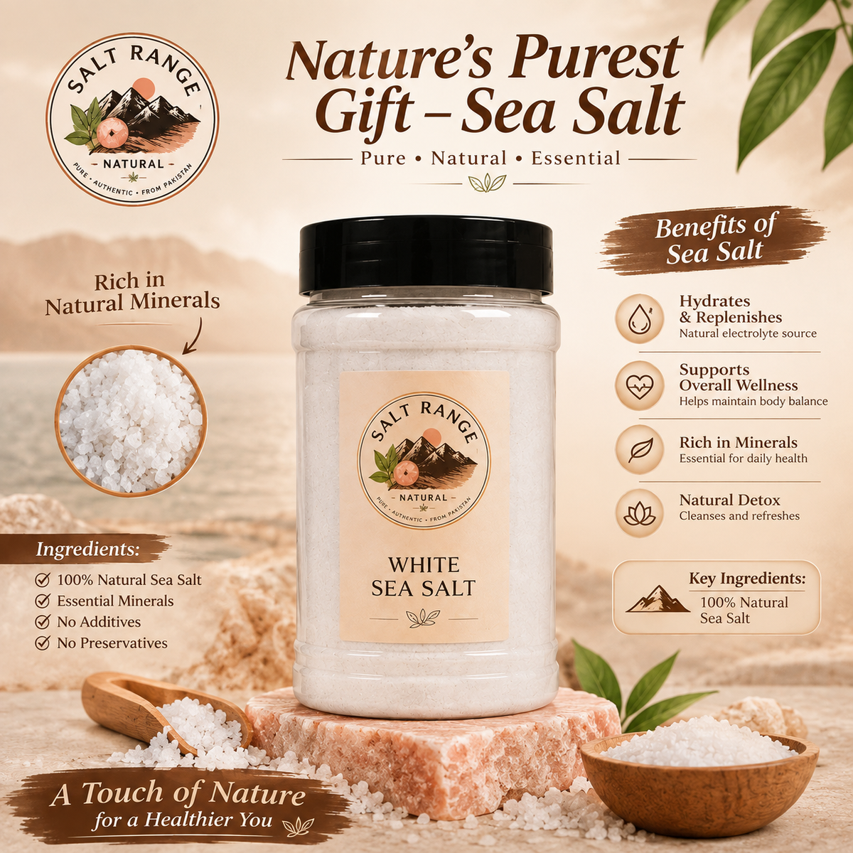 White Sea Salt – Natural Sea Salt