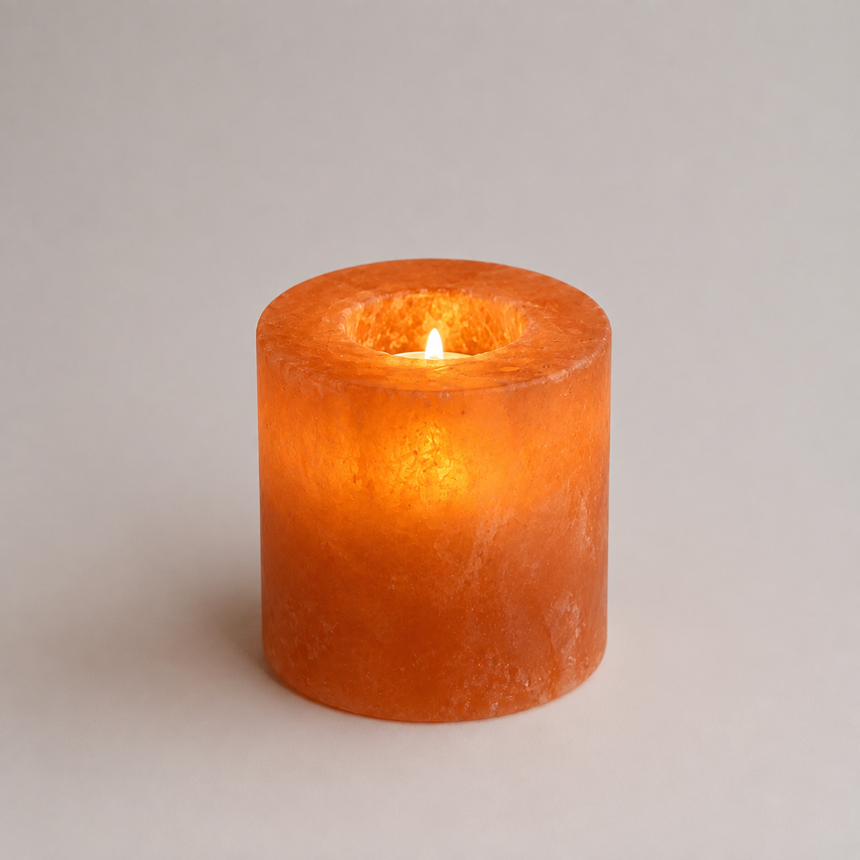 Himalayan Pink Salt 1-Candle Holder