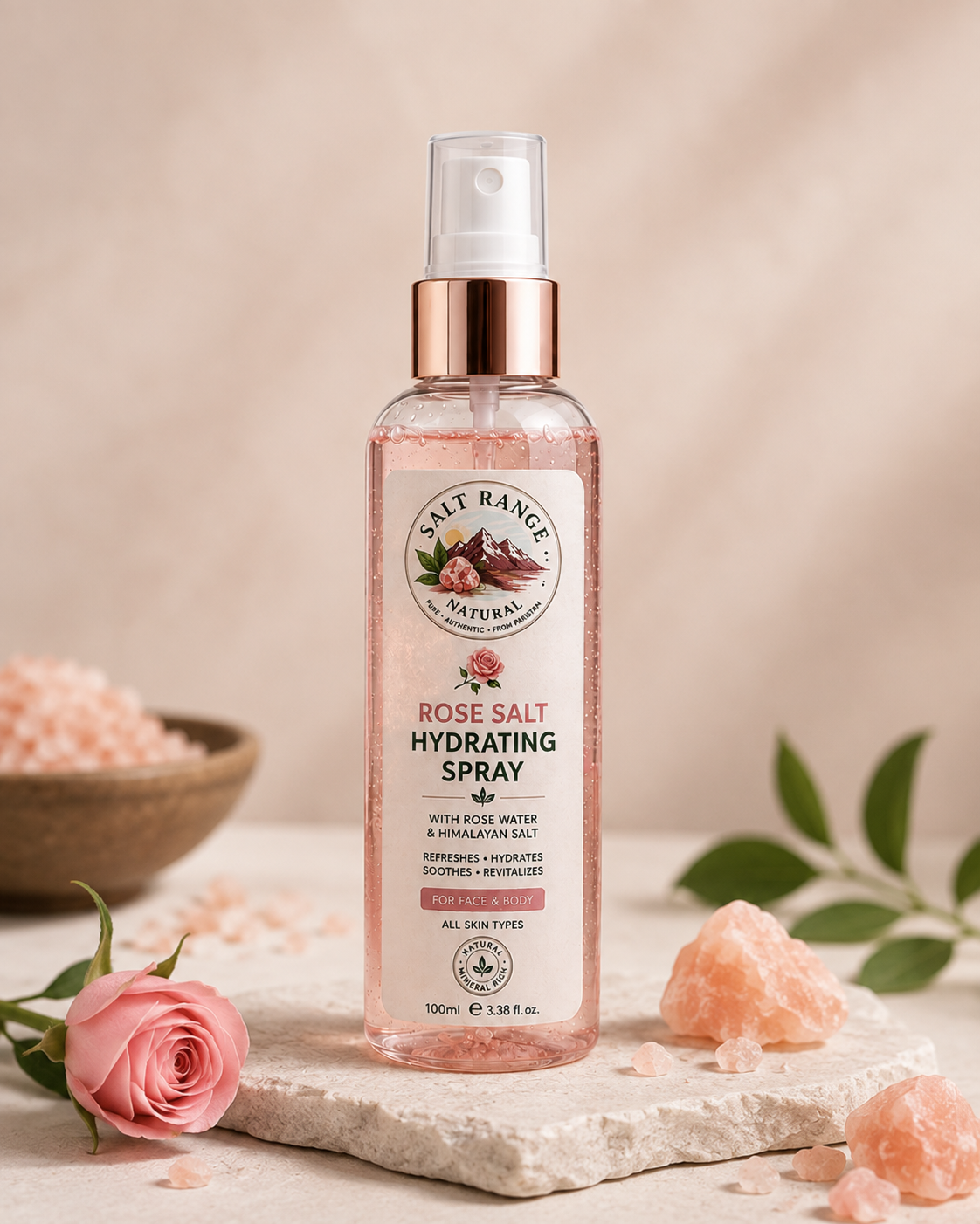 Rose Salt Hydrating Spray