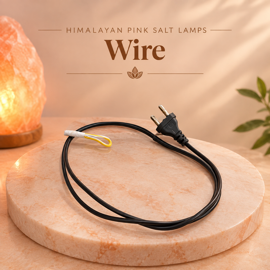 Himalayan Pink Salt Lamp Replacement Wire | Natural Salt Lamp Cord