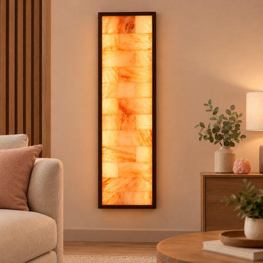 Himalayan Pink Salt Tile Frame – Vertical Glow