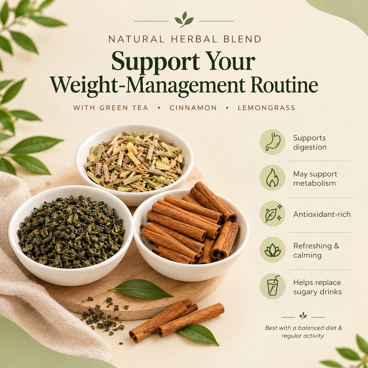 Natural Herbal Tea Blend – 100g | 200g