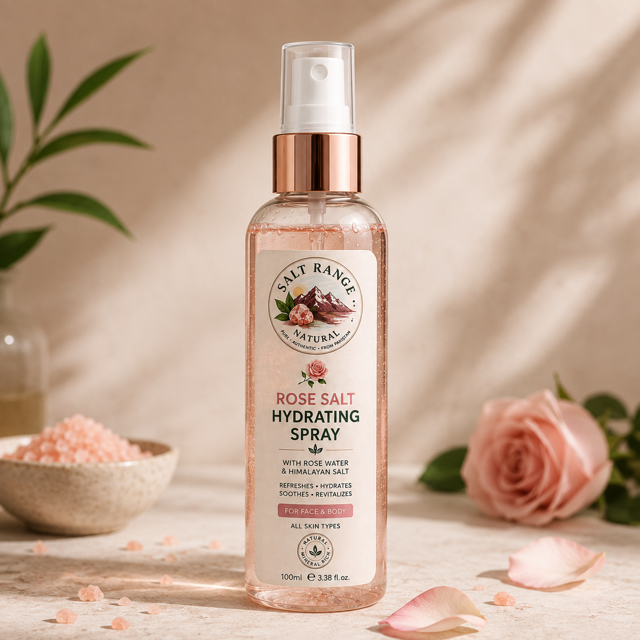 Rose Salt Hydrating Spray