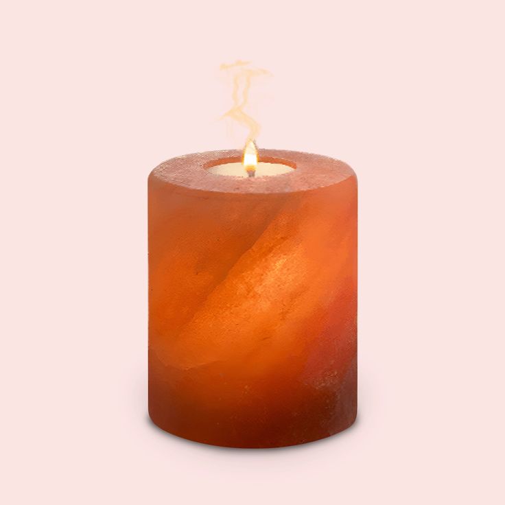 Himalayan Pink Salt 1-Candle Holder